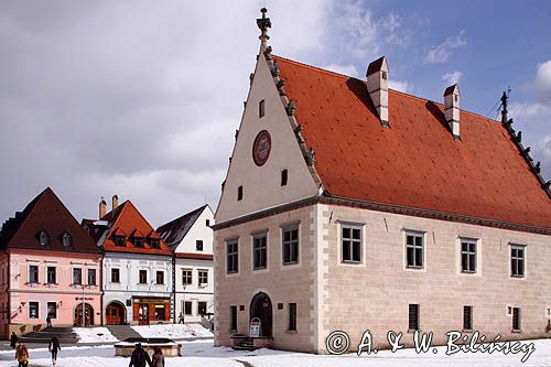 Bardiów, Bardiejów, Bardyjów, Bardejów, słow. Bardejov, niem. Bartfeld, węg. Bártfa, czes. Bardijov lub Bardějov, cyg. Bartwa, rynek i późnogotycko-wczesnorenesansowy ratusz z 1505-1511, Słowacja
