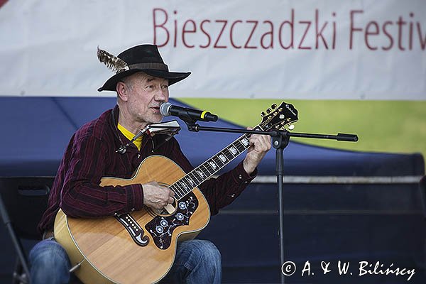 Koncert Adama Łysego Glinczewskiegi i Włodka Bilińskiego na 8 Bieszczadzkim Festiwalu Sztuk w Czarnej, Bieszczady