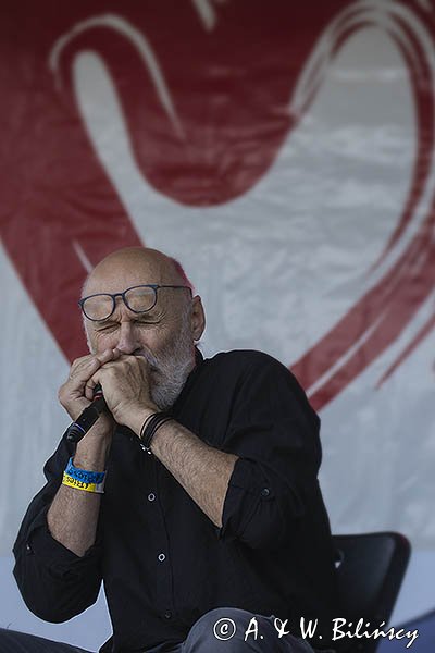 Włodek Biliński, harmonijka ustna, Koncert Adama Łysego Glinczewskiegi i Włodka Bilińskiego na 8 Bieszczadzkim Festiwalu Sztuk w Czarnej, Bieszczady