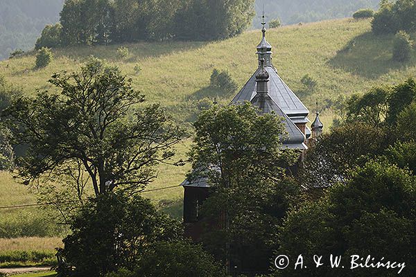 Cerkiew drewniana, Bystre, Bieszczady, Kraina Lipecka