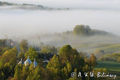 Bystre, kopuły cerkwi