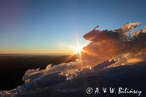 Zima na Caryńskiej, Bieszczady