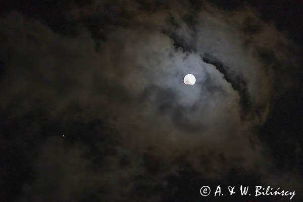 Pełnia, Częściowe zaćmienie Księżyca 28.10.2023