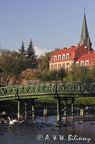 Ełk, mostek nad rzeką Ełk
