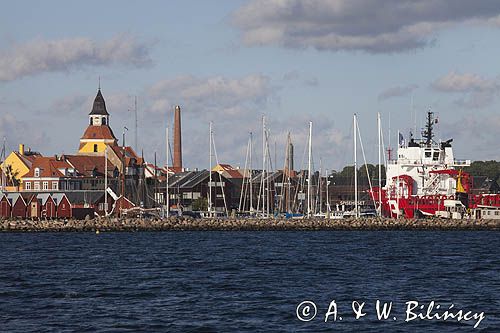 Faaborg na wyspie Fyn, Fionia, Archipelag Południowej Fionii, Dania