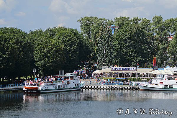 Statek wycieczkowy, Giżycko, port
