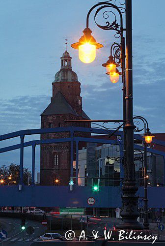 Gorzów Wielkopolski, Most Saromiejski, Kościół katedralny pw. Wniebowzięcia NMP z XIII wieku