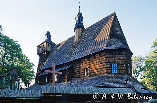Haczów zabytkowy kościół z XV wieku / lista Unesco/