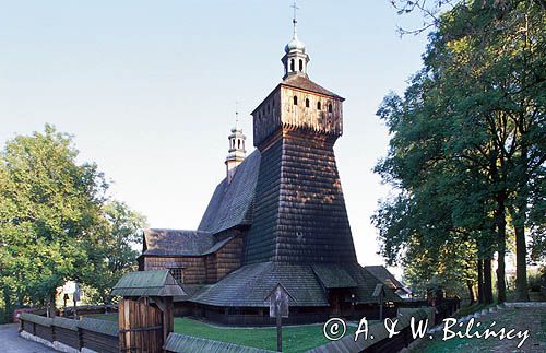 Haczów zabytkowy kościół z XV wieku / lista Unesco/