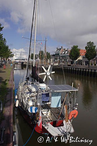 s/y Safran, Trismus 37, w porcie w Harlingen, Holandia, Waddensee