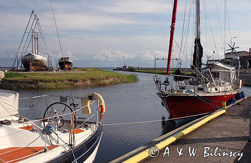 port Soru, wyspa Hiuma, Hiiumaa, Estonia Hiiumaa Island, Soru harbour, Estonia
