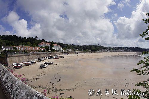 St. Brelade's Bay, wyspa Jersey, Channel Islands, Anglia, Wyspy Normandzkie, Kanał La Manche