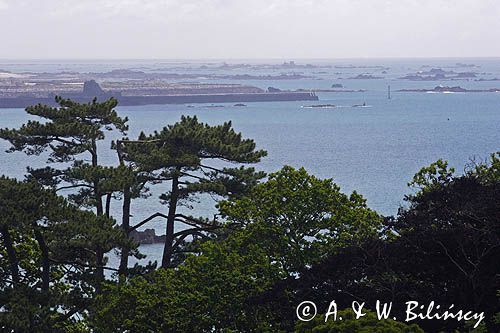 St. Aubin's Bay, wyspa Jersey, Channel Islands, Anglia, Wyspy Normandzkie, Kanał La Manche