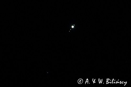 Jowisz i jego księżyce, plener Bieszczady dniem i nocą, 10-12.01.2014