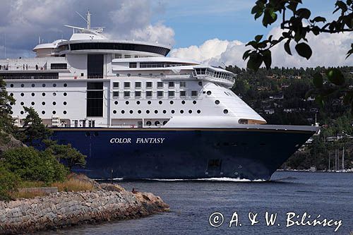 Statek, Twierdza Oscarsborg, Sondre Kaholmen, Oslo Fjorden, Południowa Norwegia, Fiord Oslo