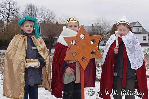 kolędnicy z Kolbuszowej, chłopcy - Trzej Królowie