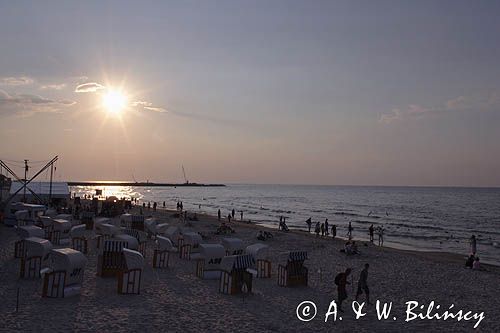 Kołobrzeg, na plaży