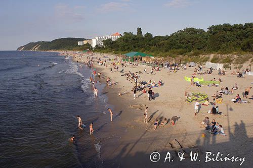 Międzyzdroje, plaża, Wyspa Wolin