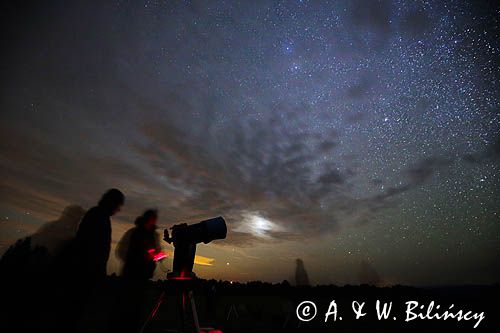 Obserwacja nieba i gwiazd, warsztaty fotograficzne Bieszczady Dniem i Nocą