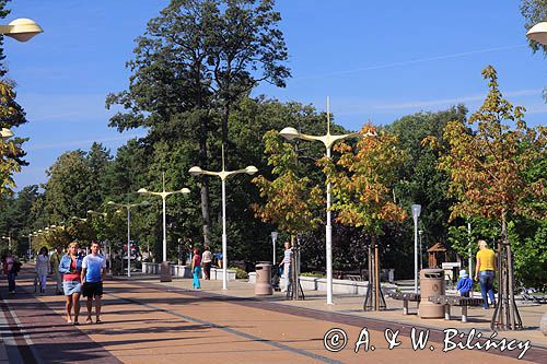 Promenada w Połądze, Połąga, Palanga, Litwa Palanga, Lithuania
