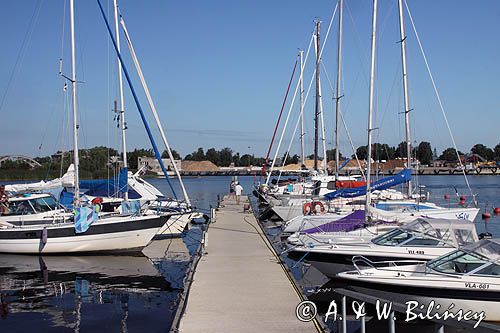 port jachtowy w Parnu, Estonia Marina in Parnu, Estonia
