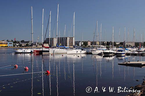 port jachtowy w Parnu, Estonia Marina in Parnu, Estonia