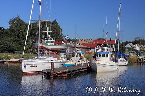 Łotwa Pavilosta harbour, Latvia