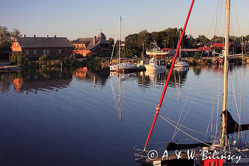 port w Pavilosta, Łotwa Pavilosta harbour, Latvia