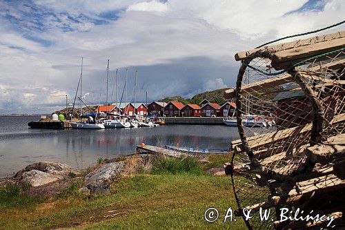 Ramso, port, Kosterhavets Park Narodowy, Szwecja Zachodnia, Skagerrak, Västra Götaland