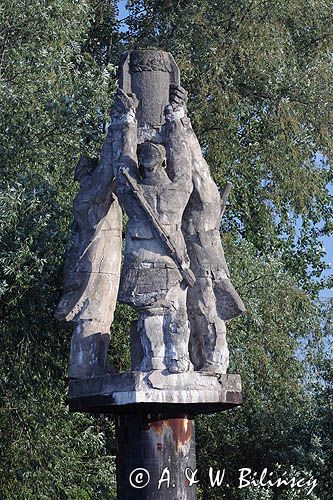 Warszawa, pomnik Saperów, Wisła