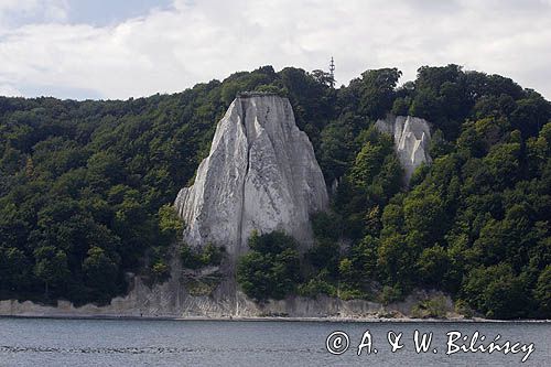 kredowe klify na wyspie Rugia, Park Narodowy Jasmund, Niemcy