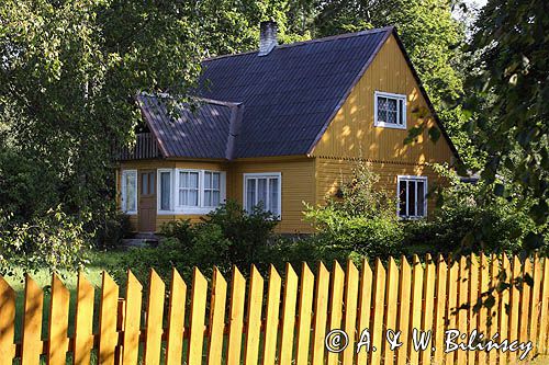 drewniany dom, wyspa Ruhnu, Estonia a house, Ruhnu Island, Estonia