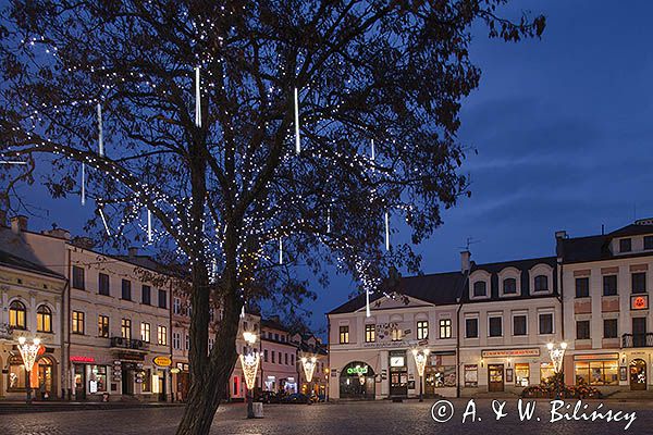 Rzeszów, Rynek, dekoracje świąteczne