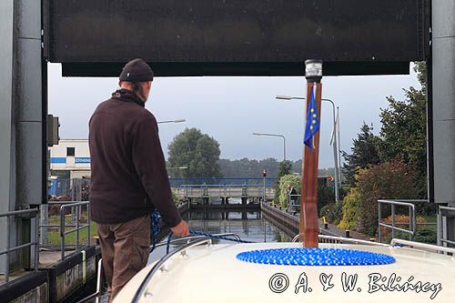 śluza Guritz, Muritz-Elde wasser strasse, Meklemburgia-Pomorze Przednie, Niemcy
