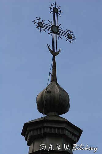 Świątkowa Wielka zabytkowa cerkiew drewniana z 1757 roku, obecnie kościół katolicki Beskid Niski