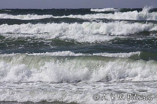 sztorm na Bałtyku, gale, Baltic Sea