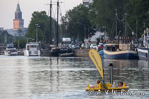 Pływająca wanna, Aurajoki, Turku, szkiery Turku, Finlandia