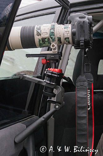 Uniqball UBH35X ze zwykłym uchwytem, bidirectional clamp, głowica do statywu fotograficznego, z uchwytem naokiennym