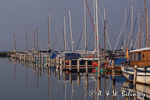 port jachtowy w Krummin na wyspie Uznam, Niemcy