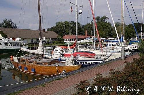 port jachtowy w Rankwitz na wyspie Uznam, Niemcy