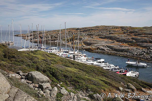 Port na wyspie Vinga, Szwecja Zachodnia, Kattegat