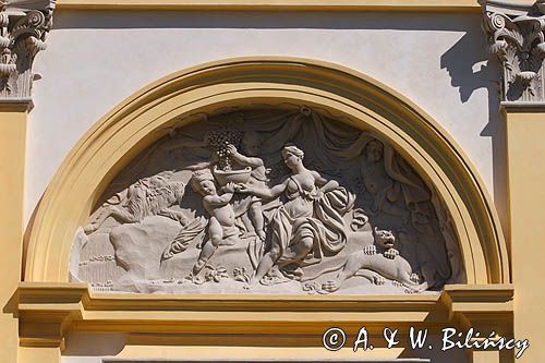 Wilanów, pałac, fragment elewacji