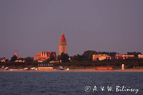 plaża we Władysławowie i Dom Rybaka