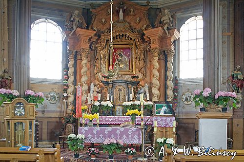 Wyszyna zabytkowy drewniany,barokowy, kościół kopułowy, z 1782 r