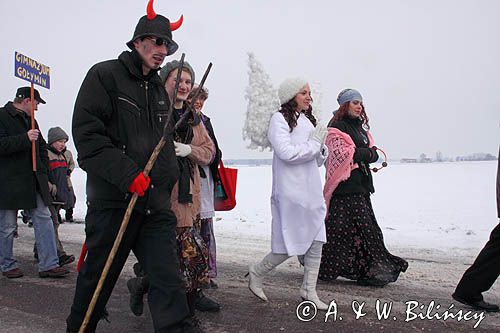 Zapusty Mazowieckie, Długołęka, XXVIII przegląd Przebierańców Zapustnych, Mazowieckie Zapusty 2009, przebierańcy z gimnazjum z Gołymina