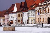 Bardiów, Bardiejów, Bardyjów, Bardejów, słow. Bardejov, niem. Bartfeld, węg. Bártfa, czes. Bardijov lub Bardějov, cyg. Bartwa, kamienice przy Rynku, Słowacja