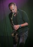 Krzysztof Chlipała, saksofon, Kraków Street Band, Bies Czad Blues 2023, Karczma Brzeziniak, Przysłp, Bieszczady