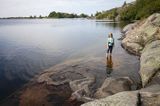 dziewczynka, Wyspa Bjorko, Archipelag Turku, Finlandia