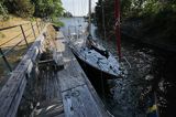 Dalslands Kanal, postój w Kopmannebro, Szwecja