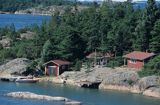 Archipelag Turku, przy Wyspie Sommaron, Finlandia